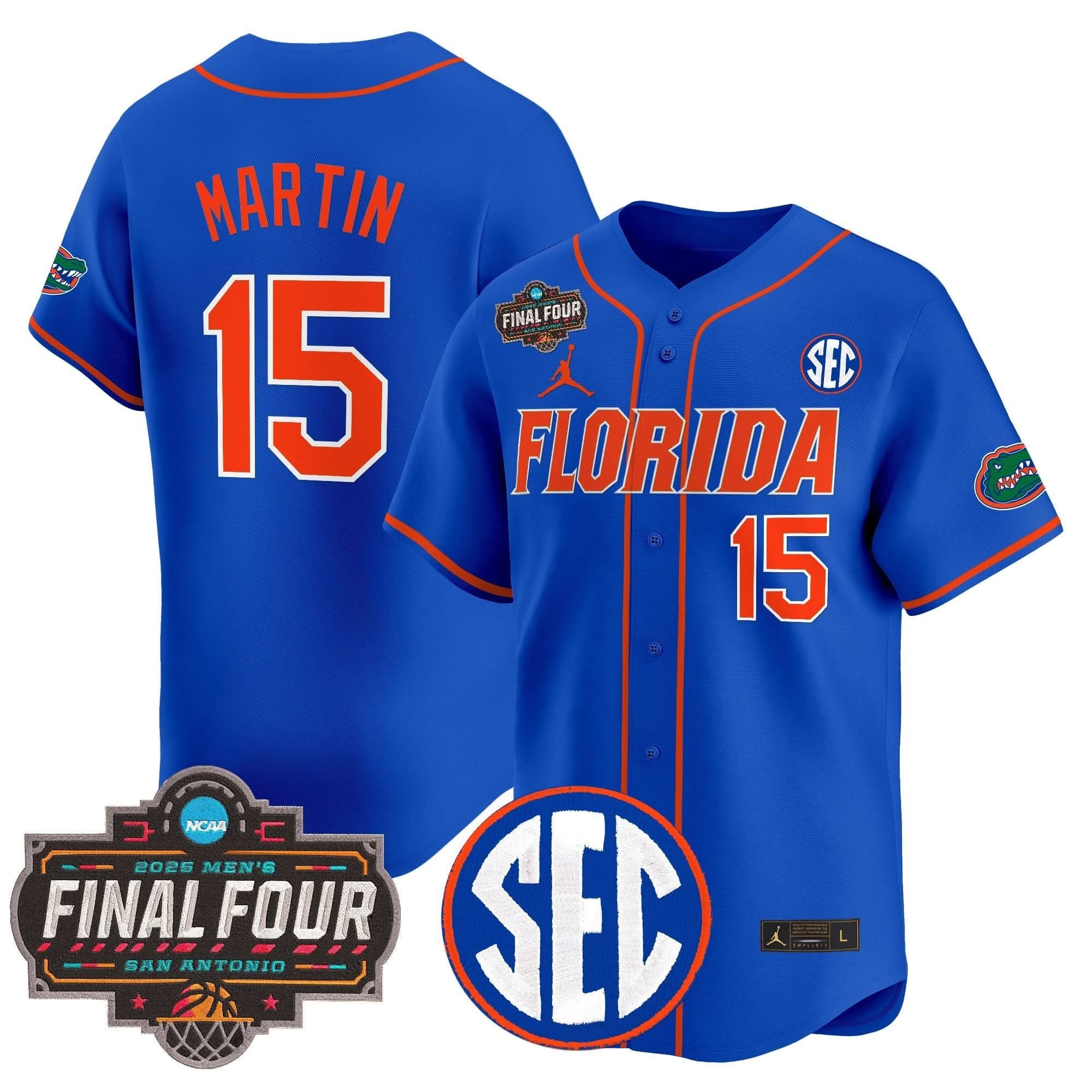FG 2025 Final Four Patch Vapor Baseball Jersey - Stitched