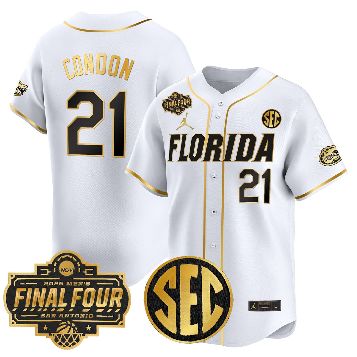 FG 2025 Final Four Patch Vapor Baseball Jersey - Stitched