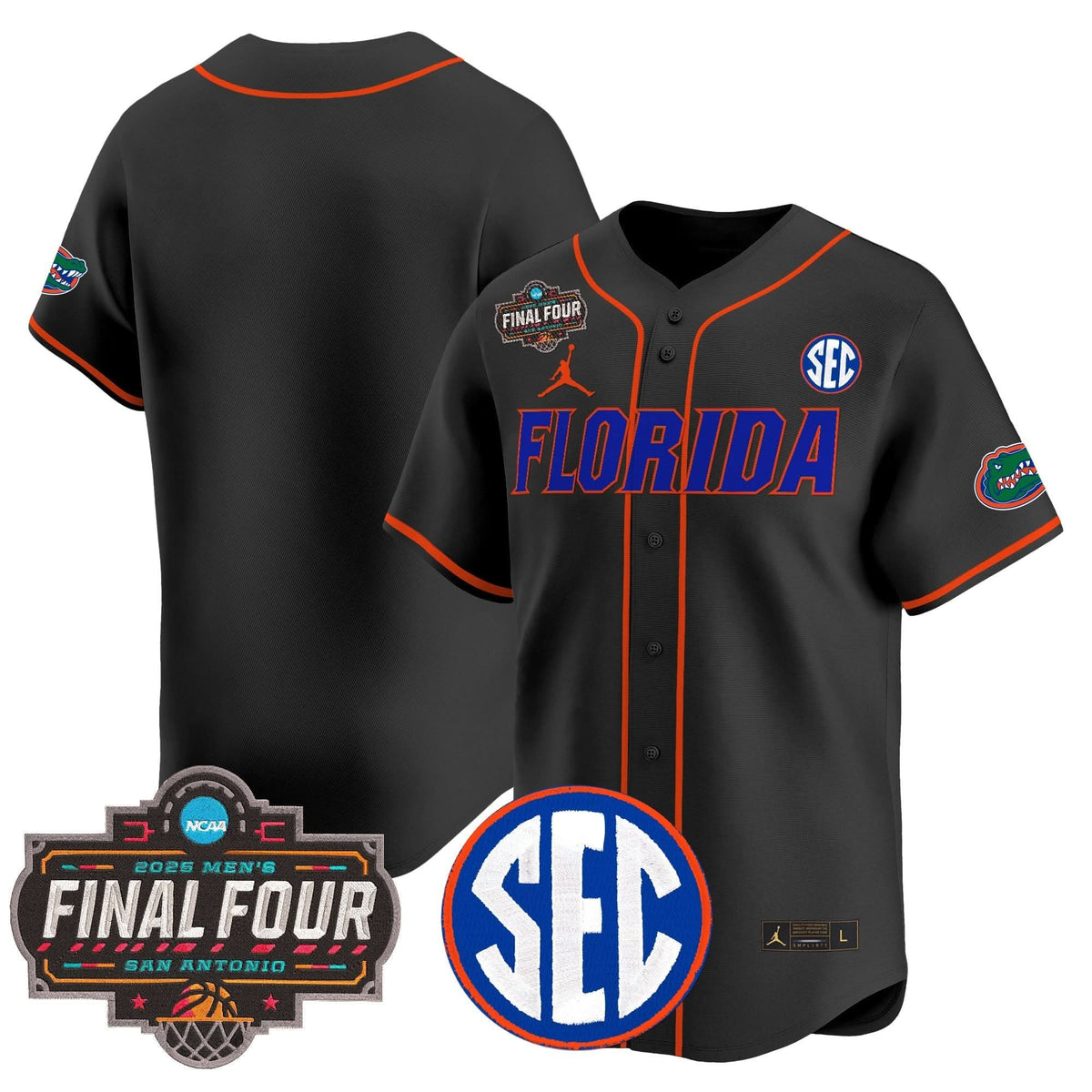 FG 2025 Final Four Patch Vapor Baseball Jersey - Stitched