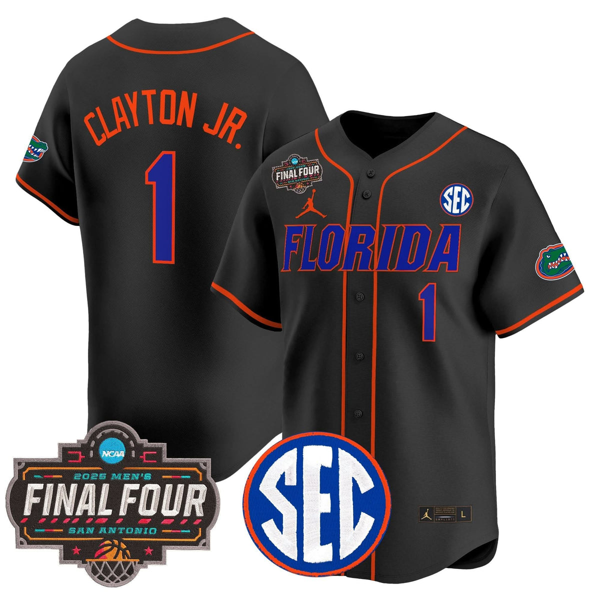 FG 2025 Final Four Patch Vapor Baseball Jersey - Stitched