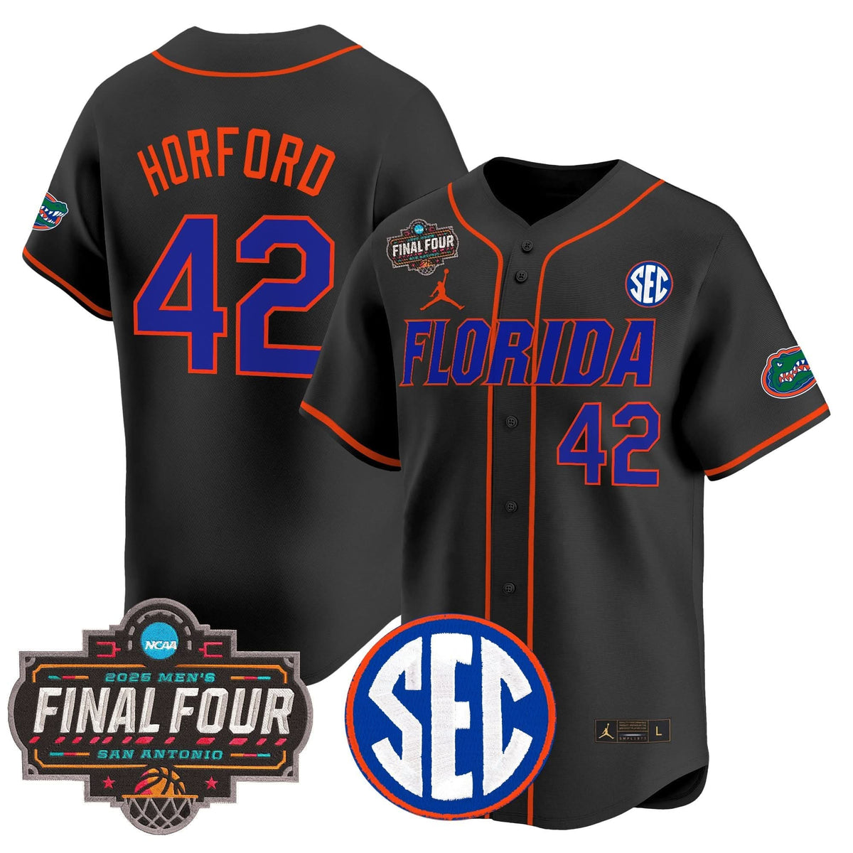 FG 2025 Final Four Patch Vapor Baseball Jersey - Stitched