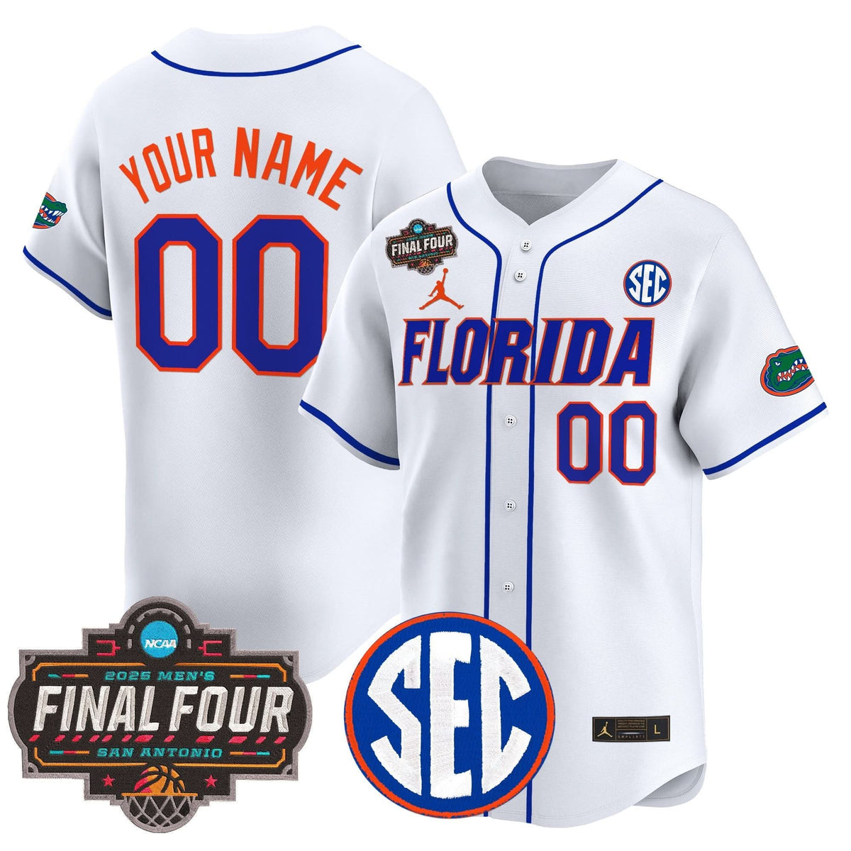 FG 2025 Final Four Patch Vapor Baseball Custom Jersey - Stitched