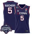 UCONN 2025 Women's National Champions Patch Lightweight Basketball Jersey - Stitched