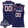 UCONN 2025 Women's National Champions Patch Lightweight Basketball Custom Jersey - Stitched