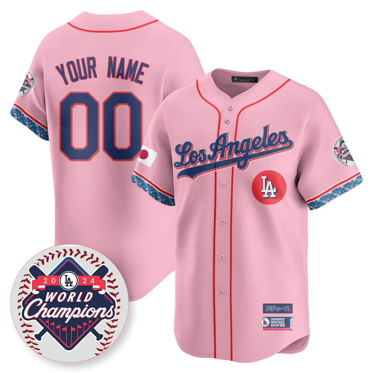 Custom Gender/Name LAD Japanese Heritage Night Jersey - Stitched