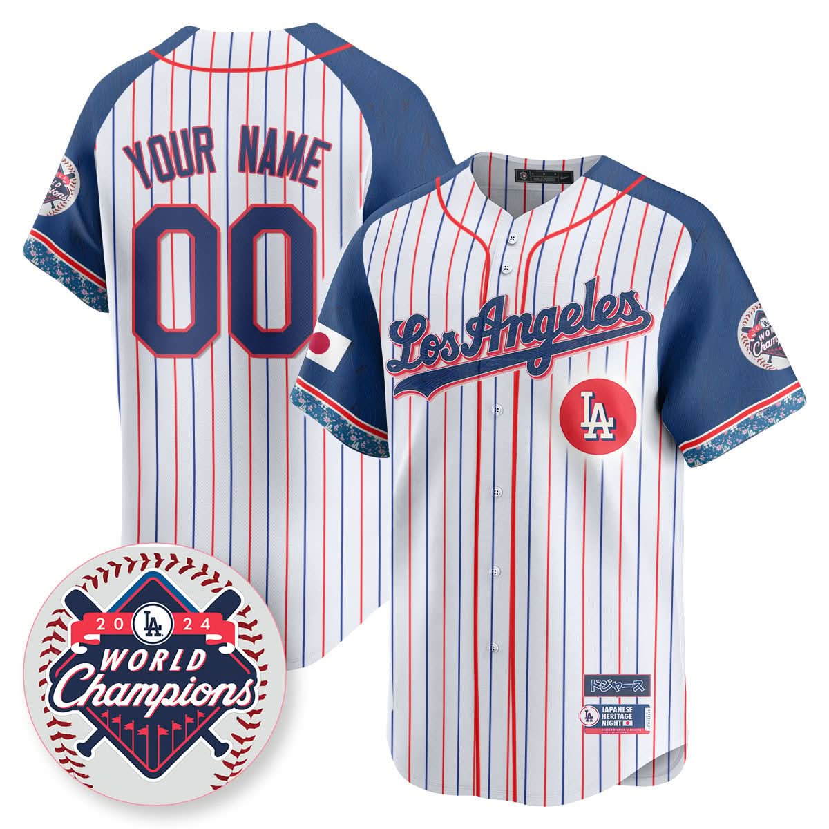 Custom Gender/Name LAD Japanese Heritage Night Jersey - Stitched