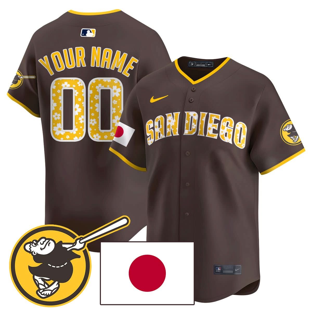 Custom SDP Japanese Heritage Jersey - Stitched