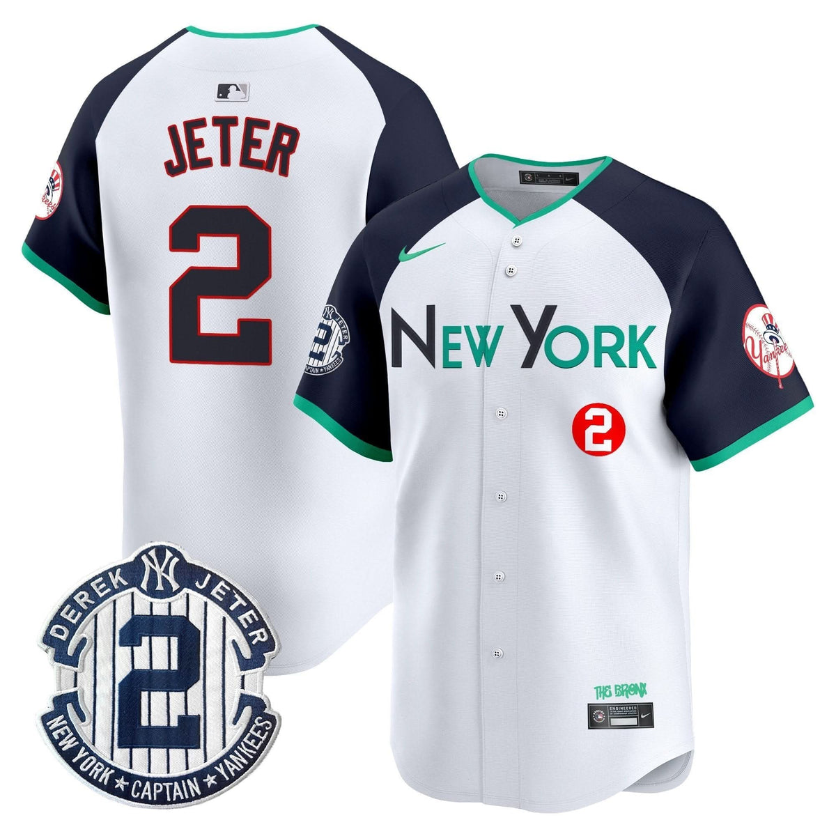 NYY City Connect Vapor Premier Limited Jersey - Stitched