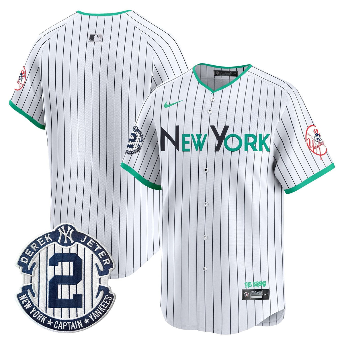 NYY City Connect Vapor Premier Limited Jersey - Stitched