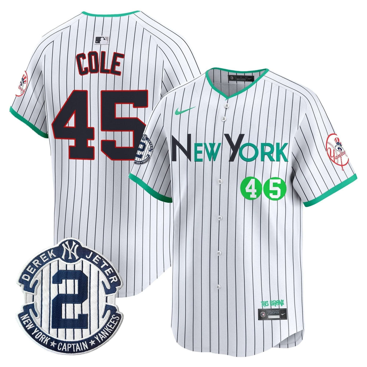 NYY City Connect Vapor Premier Limited Jersey - Stitched