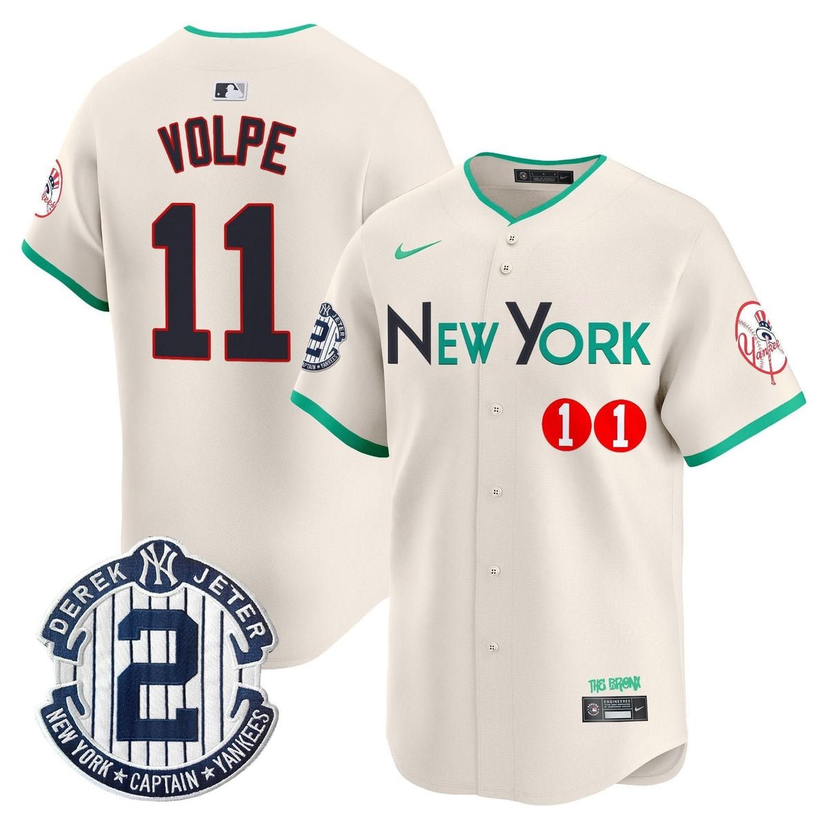 NYY City Connect Vapor Premier Limited Jersey - Stitched