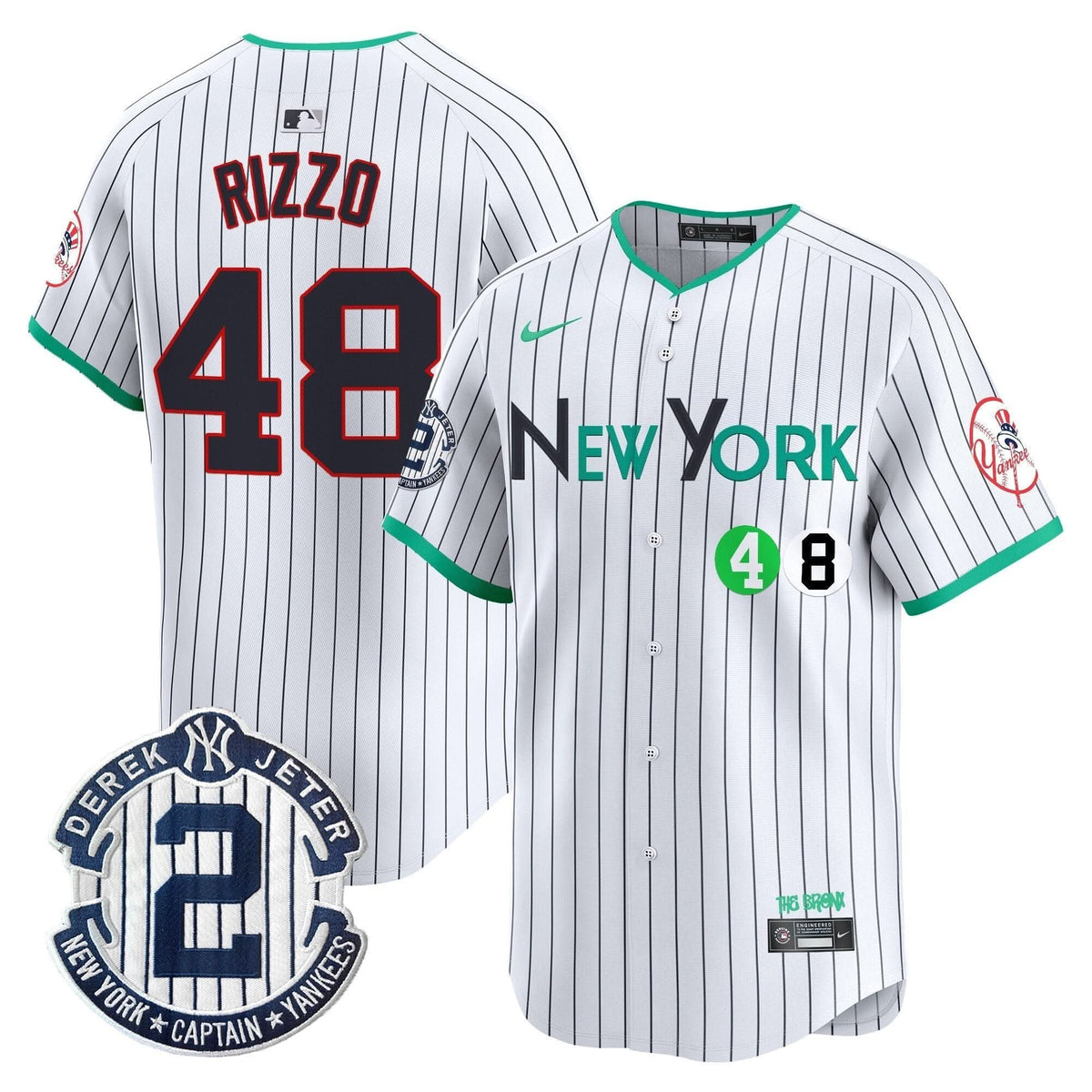 NYY City Connect Vapor Premier Limited Jersey - Stitched