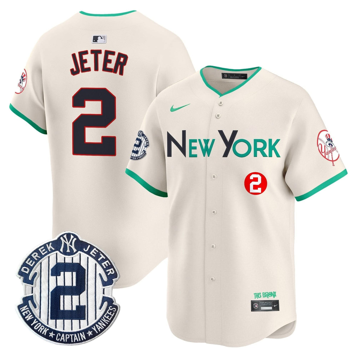 NYY City Connect Vapor Premier Limited Jersey - Stitched