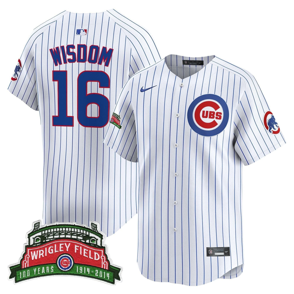 CC Wrigley Field Style Vapor Premier Limited Jersey - Stitched