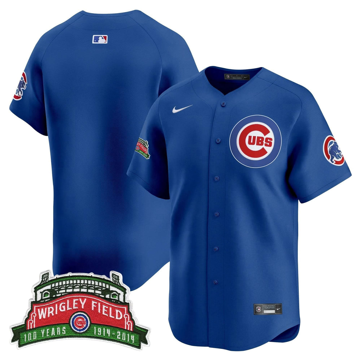 CC Wrigley Field Style Vapor Premier Limited Jersey - Stitched