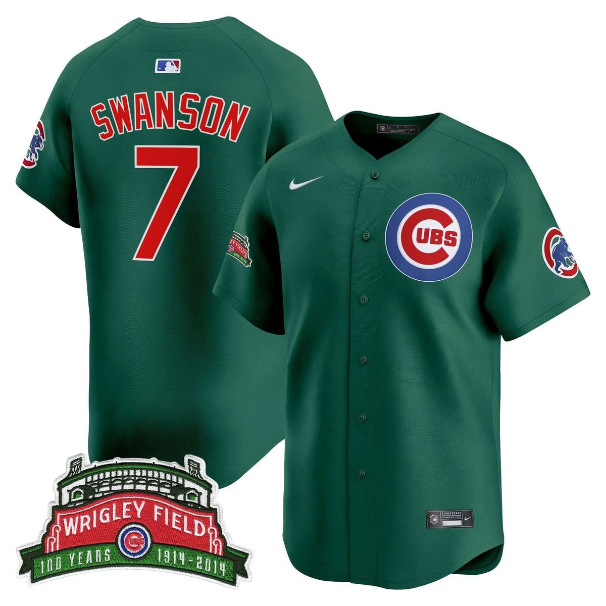 CC Wrigley Field Style Vapor Premier Limited Jersey - Stitched