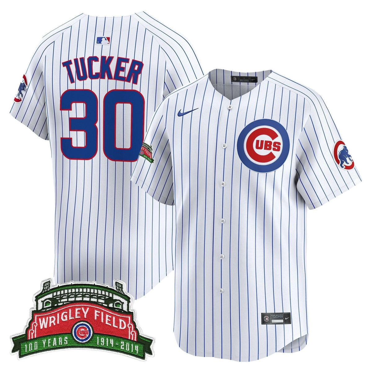 CC Wrigley Field Style Vapor Premier Limited Jersey - Stitched