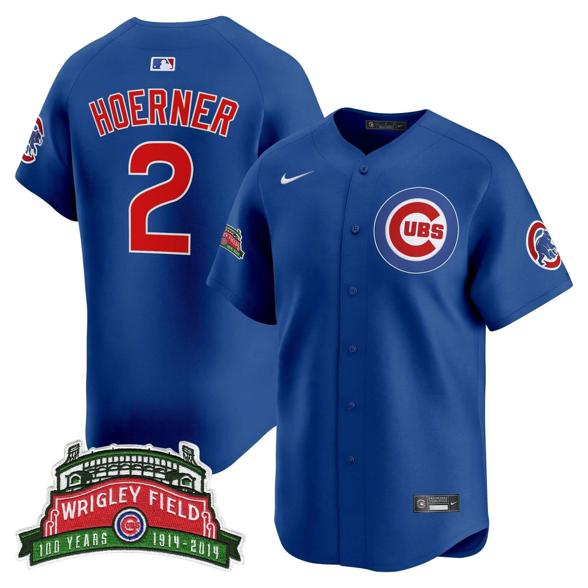 CC Wrigley Field Style Vapor Premier Limited Jersey - Stitched
