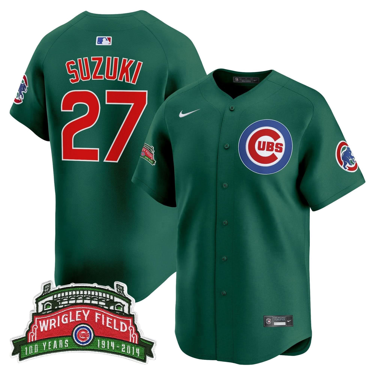 CC Wrigley Field Style Vapor Premier Limited Jersey - Stitched