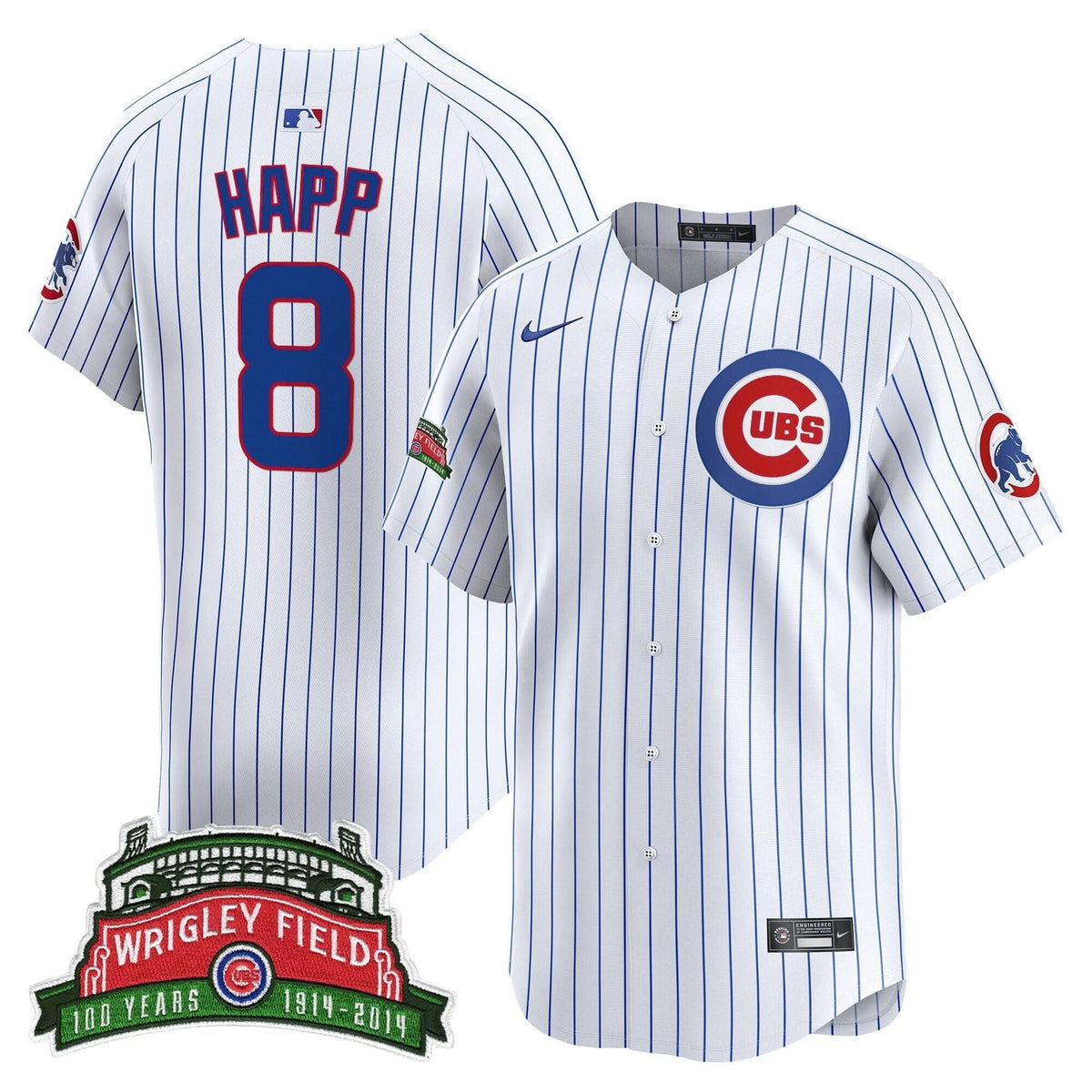 CC Wrigley Field Style Vapor Premier Limited Jersey - Stitched