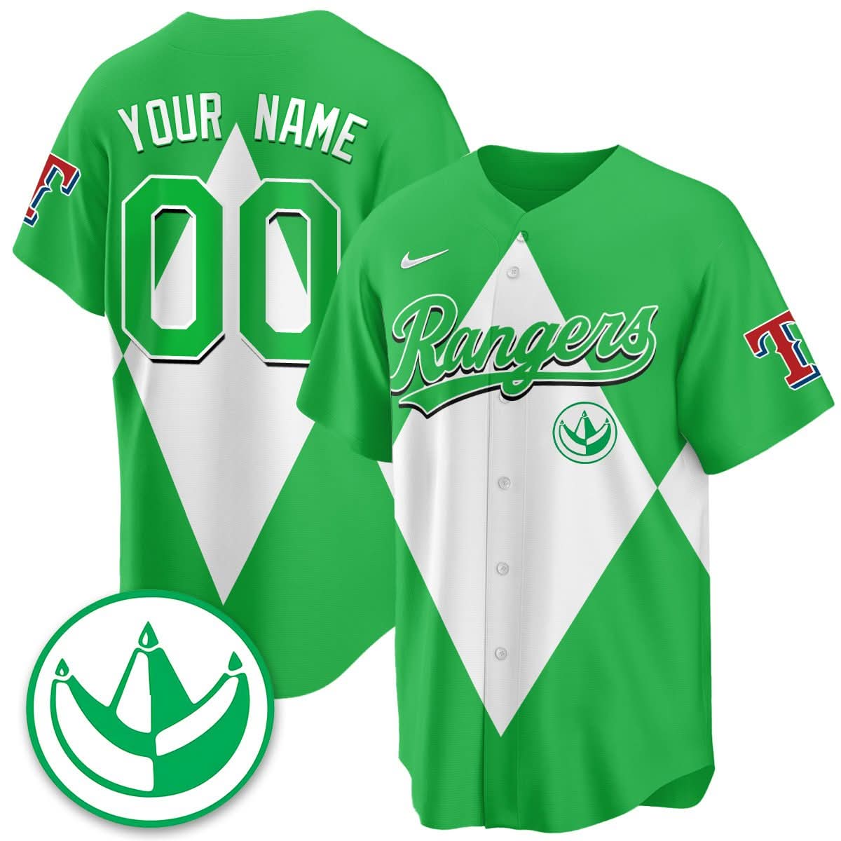 Custom TR Power Rangers Limited Jersey - Stitched