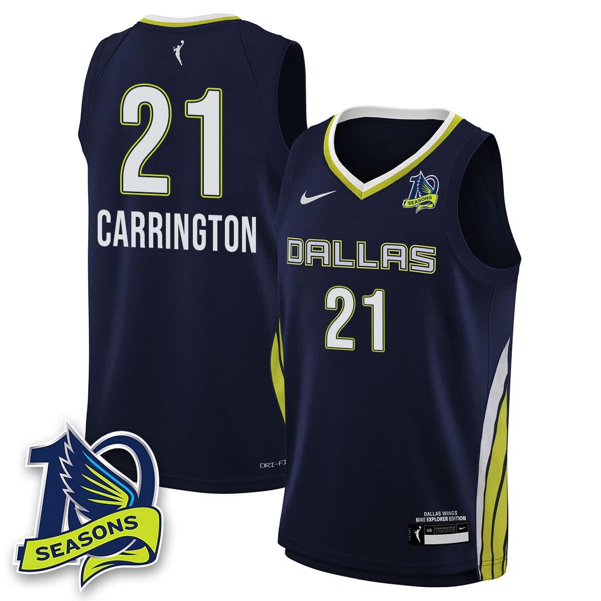 Dallas Wings 2025 Limited Jersey - Stitched