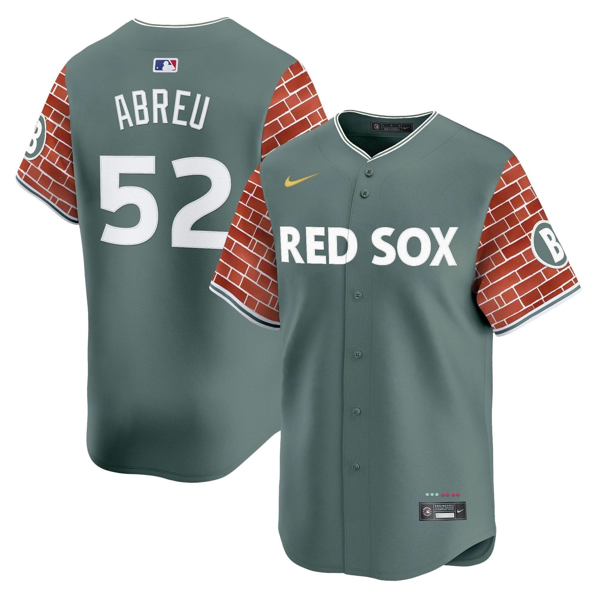 BRS 2025 Fenway Red Brick Style Vapor Premier Limited Jersey - Stitched