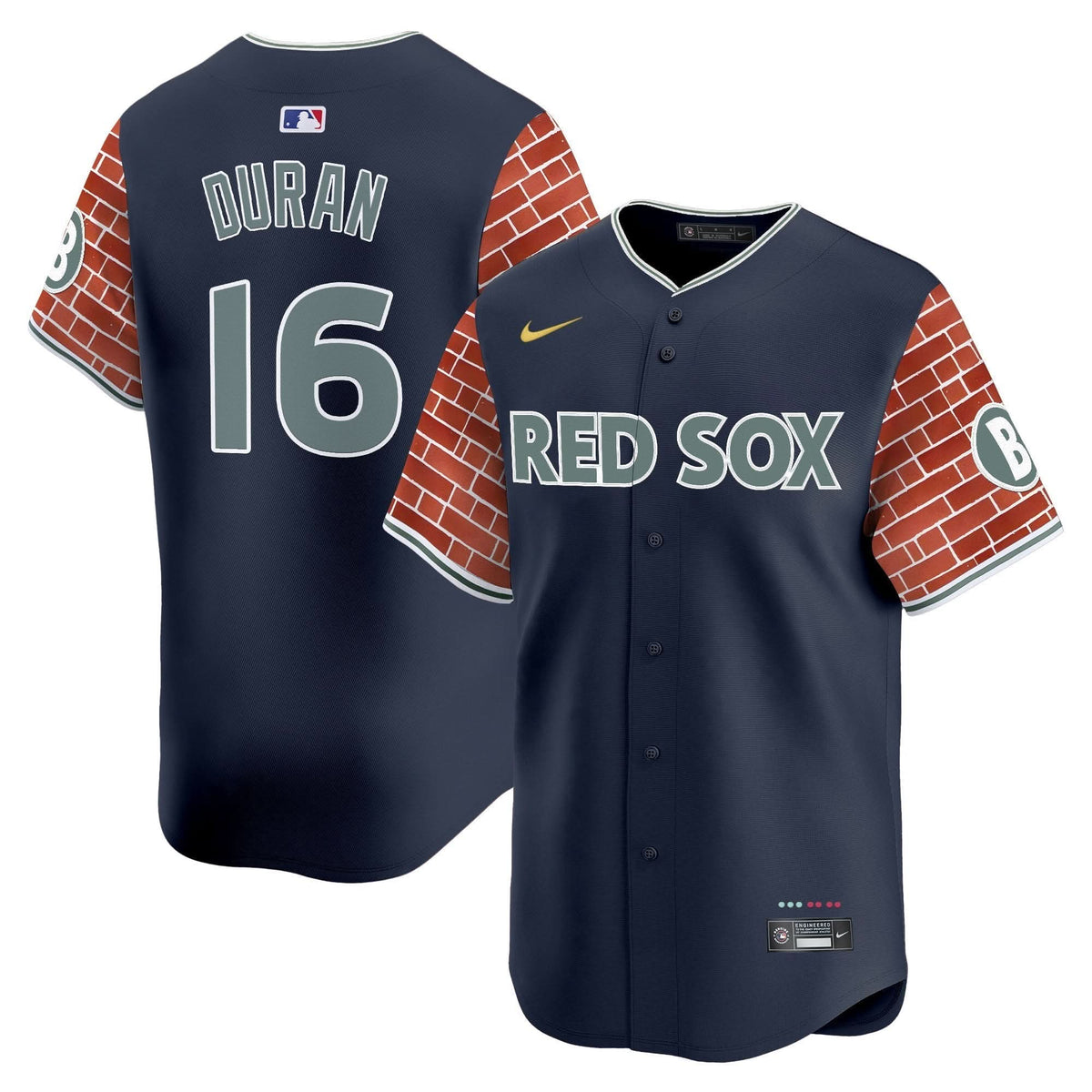 BRS 2025 Fenway Red Brick Style Vapor Premier Limited Jersey - Stitched