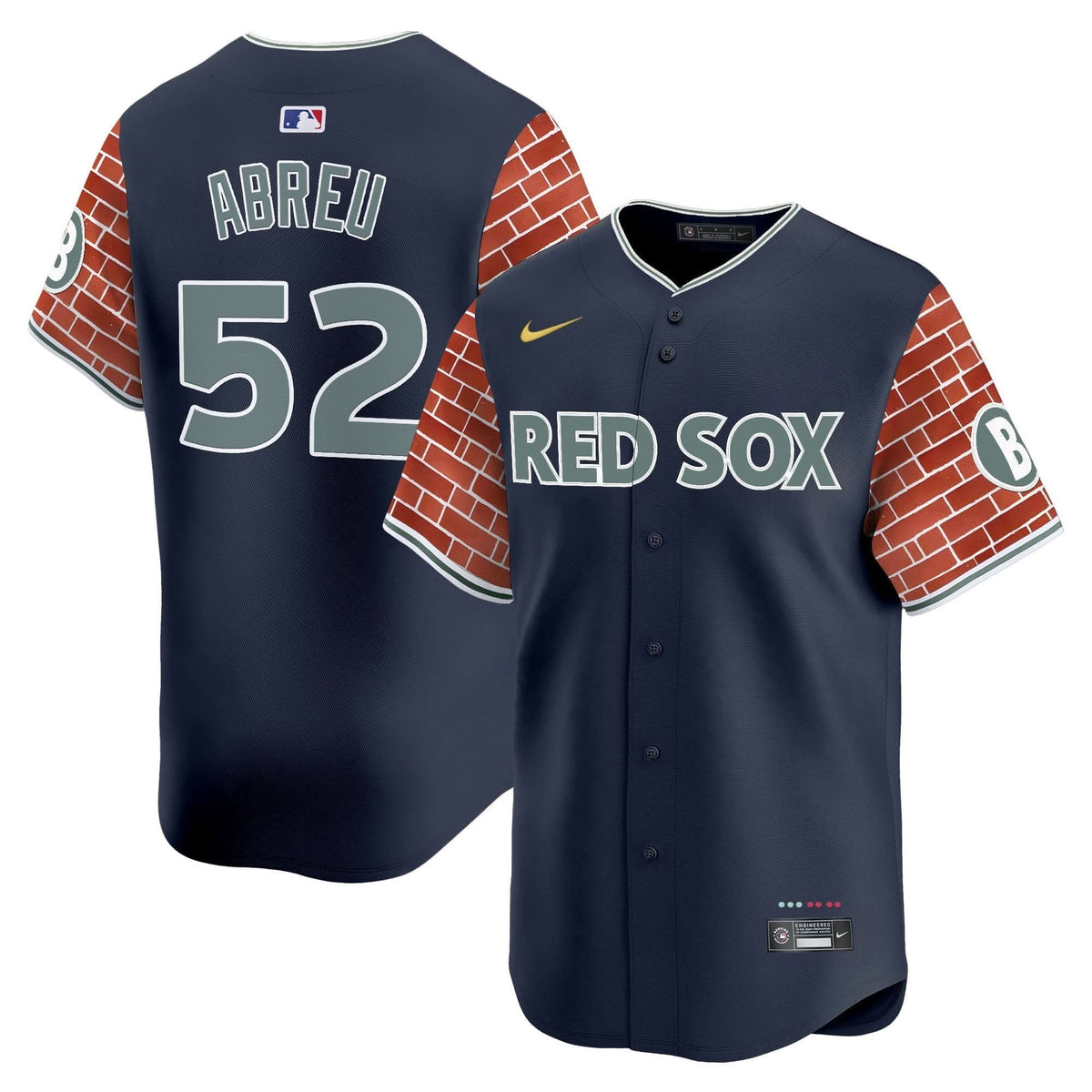 BRS 2025 Fenway Red Brick Style Vapor Premier Limited Jersey - Stitched