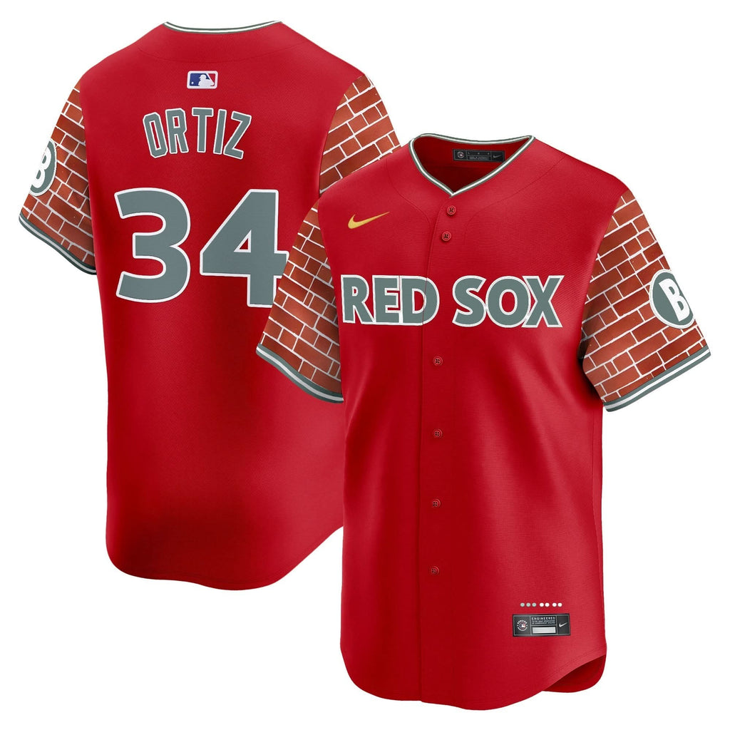 BRS 2025 Fenway Red Brick Style Vapor Premier Limited Jersey - Stitched