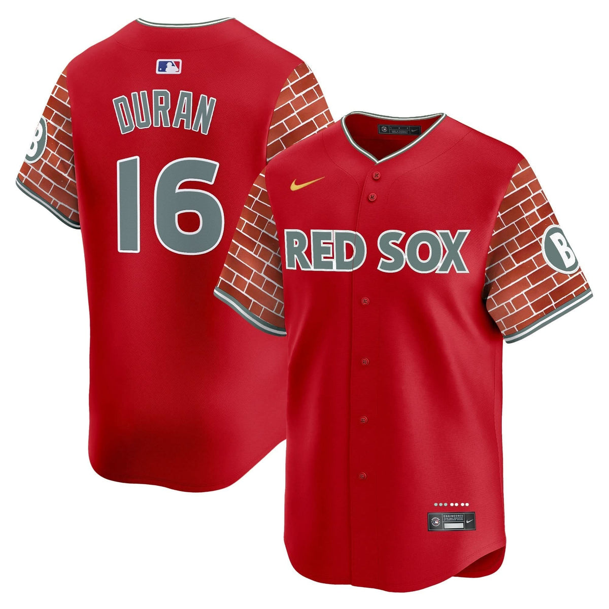 BRS 2025 Fenway Red Brick Style Vapor Premier Limited Jersey - Stitched
