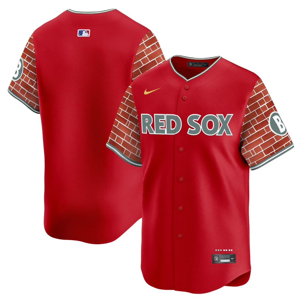 BRS 2025 Fenway Red Brick Style Vapor Premier Limited Jersey - Stitched