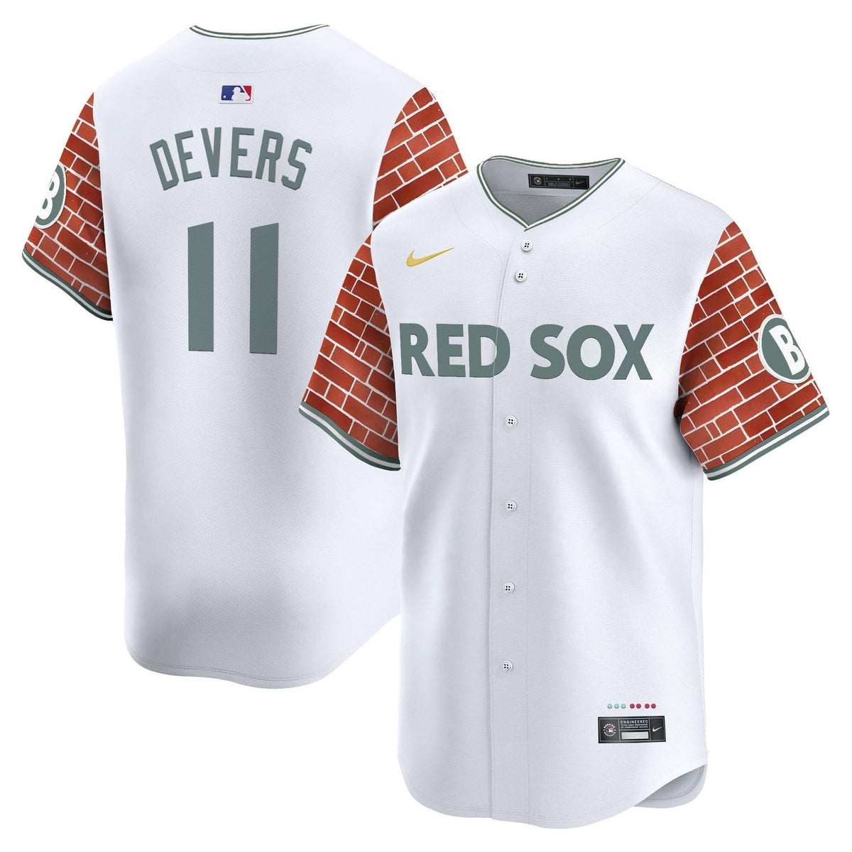 BRS 2025 Fenway Red Brick Style Vapor Premier Limited Jersey - Stitched