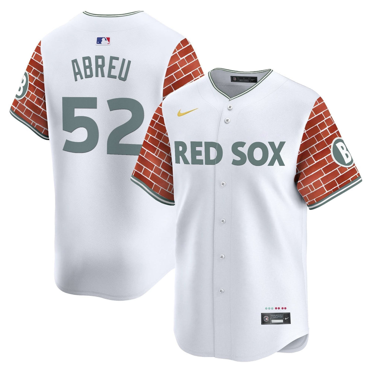 BRS 2025 Fenway Red Brick Style Vapor Premier Limited Jersey - Stitched