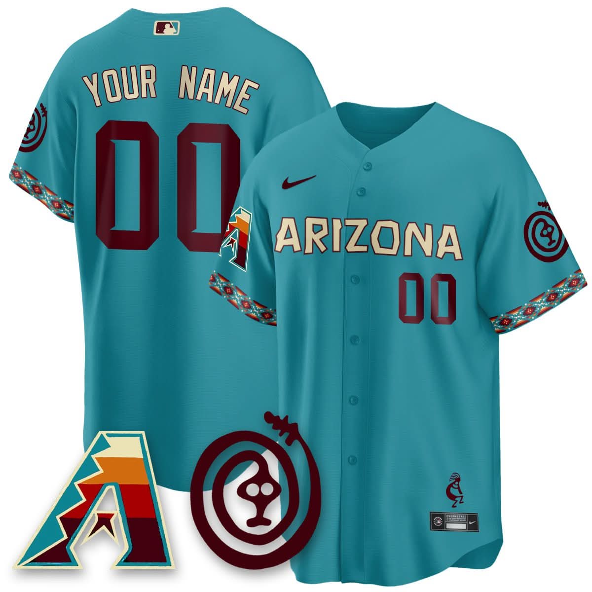 Custom Gender/Name AD City Connect Concept Jersey V2 - Stitched