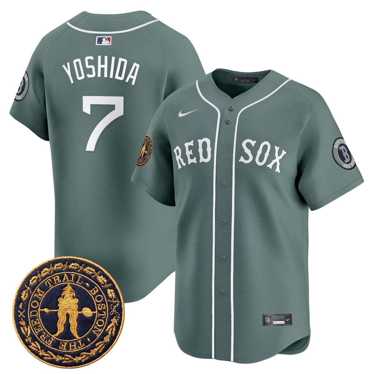 BRS Freedom Trail Patch Vapor Premier Limited Jersey - Stitched