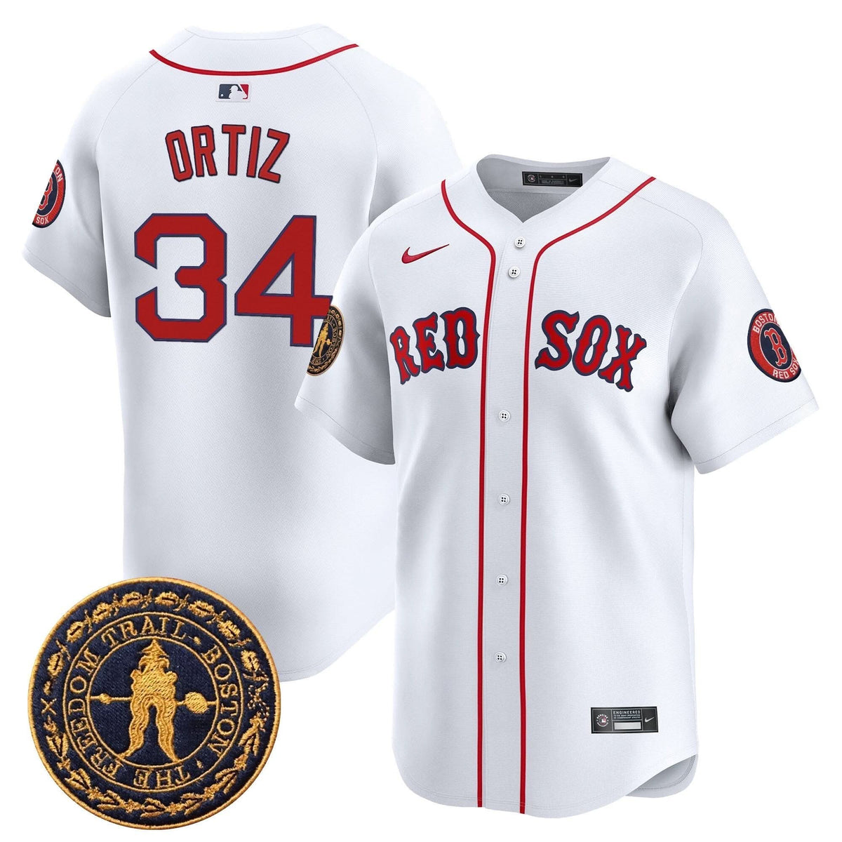 BRS Freedom Trail Patch Vapor Premier Limited Jersey - Stitched