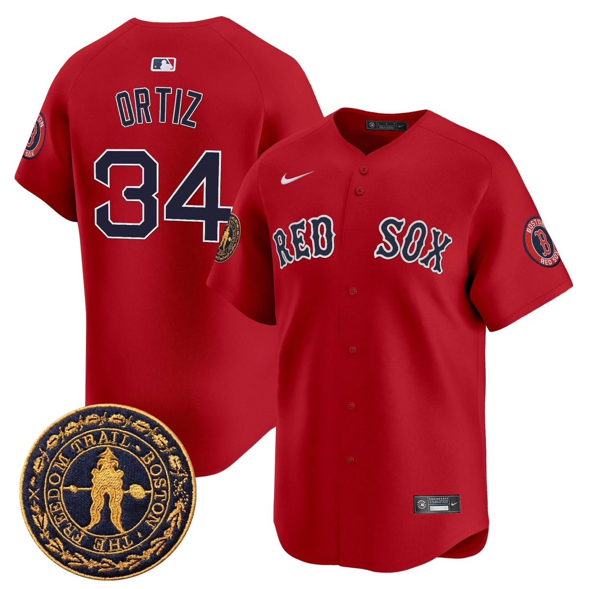 BRS Freedom Trail Patch Vapor Premier Limited Jersey - Stitched