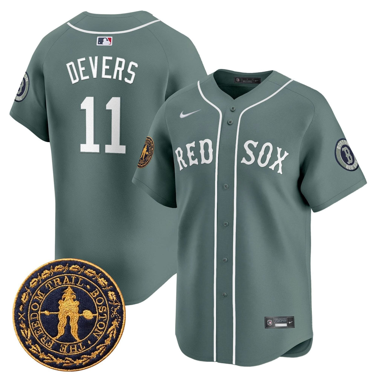 BRS Freedom Trail Patch Vapor Premier Limited Jersey - Stitched