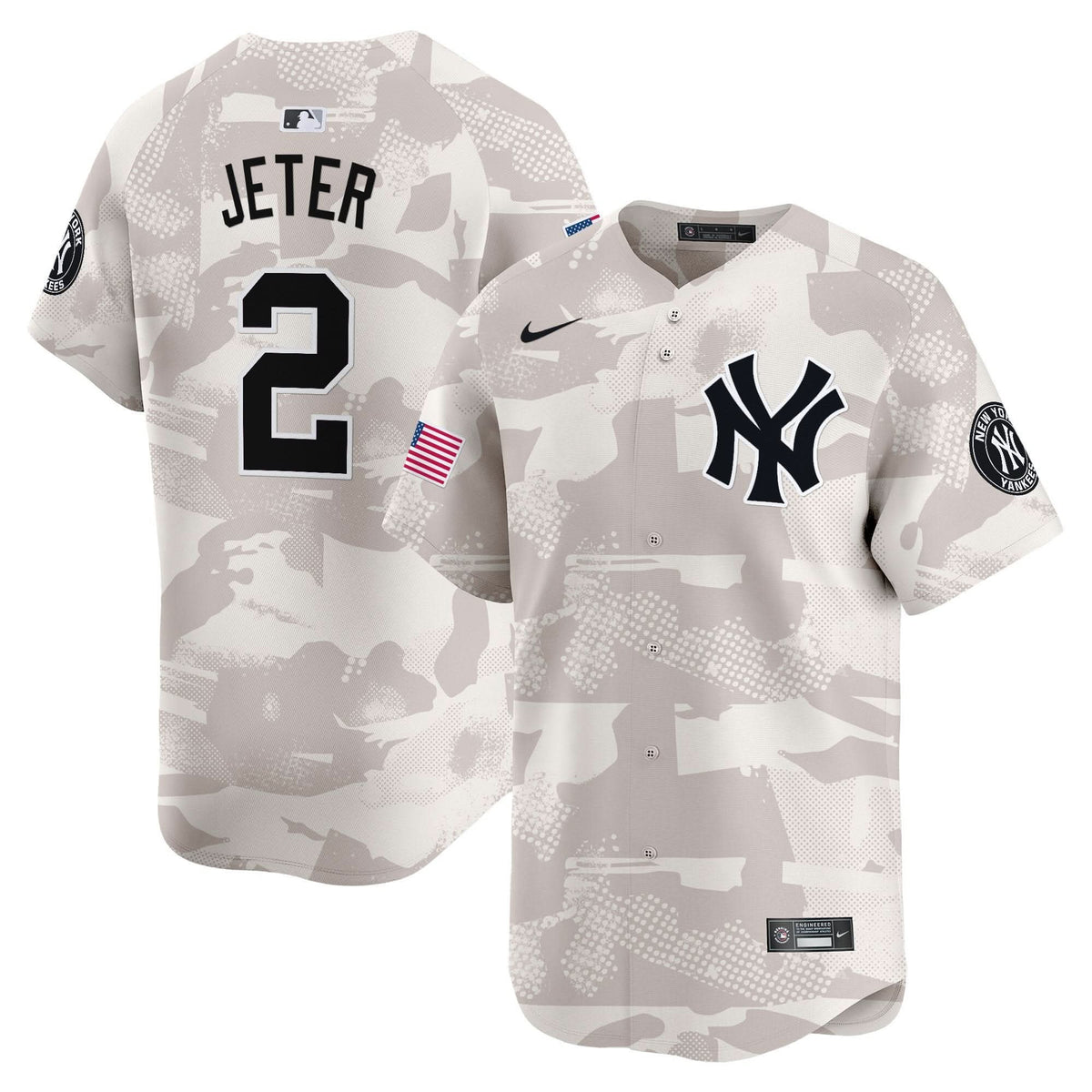 NYY 2025 Armed Forces Day Vapor Premier Limited Jersey - Stitched