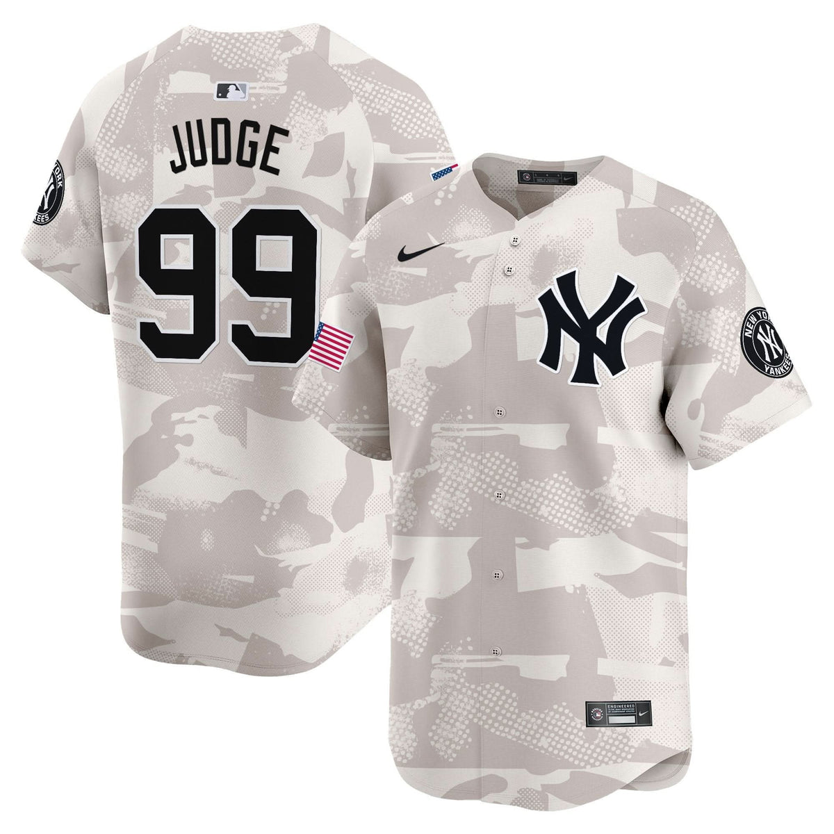 NYY 2025 Armed Forces Day Vapor Premier Limited Jersey - Stitched