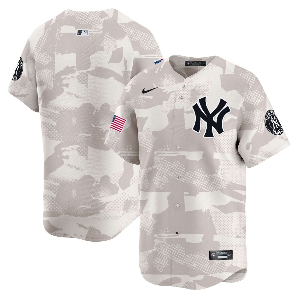 NYY 2025 Armed Forces Day Vapor Premier Limited Jersey - Stitched
