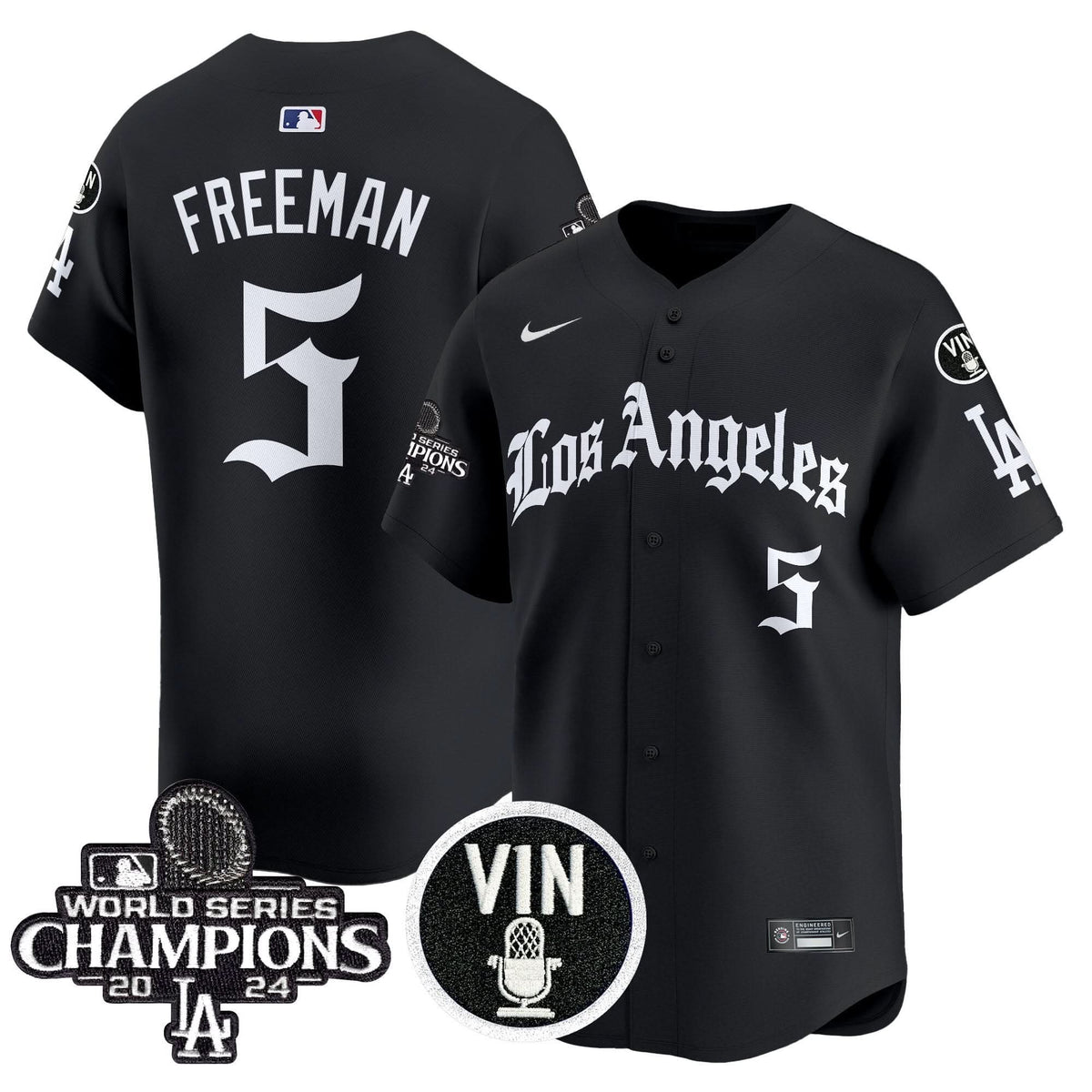 LAD 2025 LA Gothic Style Vapor Premier Limited Jersey - Stitched
