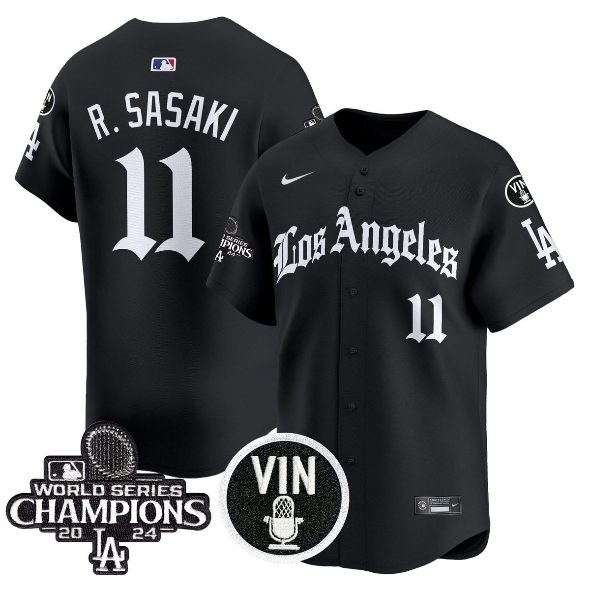 LAD 2025 LA Gothic Style Vapor Premier Limited Jersey - Stitched