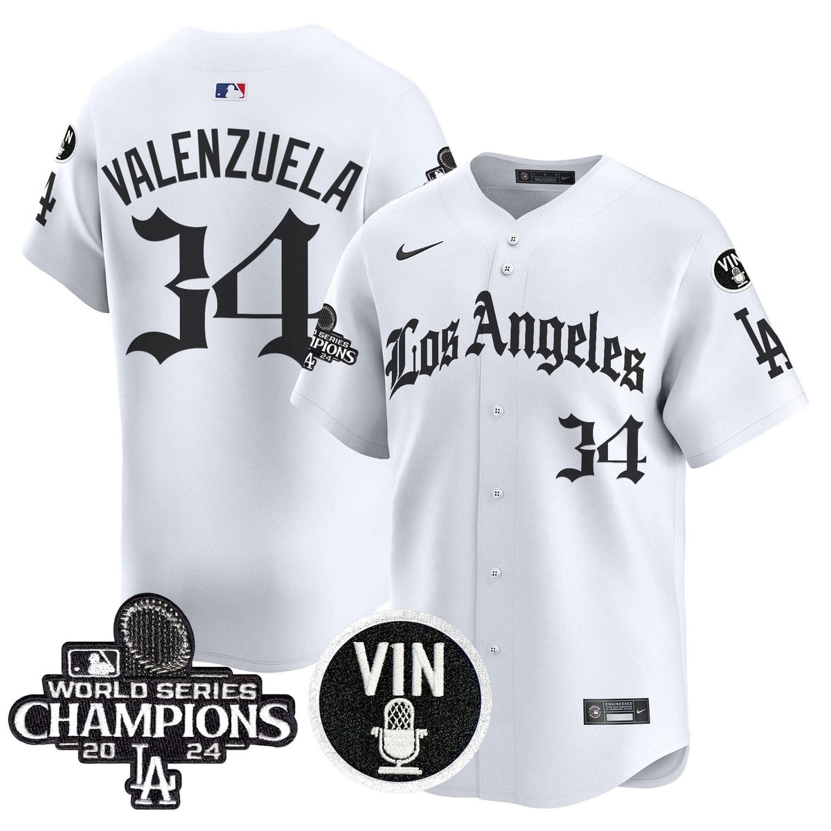LAD 2025 LA Gothic Style Vapor Premier Limited Jersey - Stitched