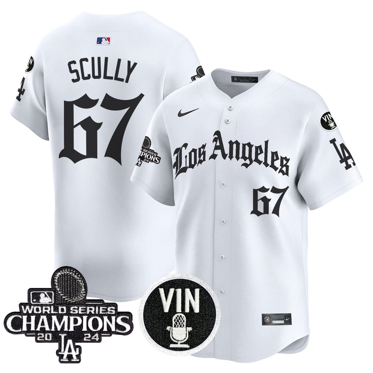 LAD 2025 LA Gothic Style Vapor Premier Limited Jersey - Stitched