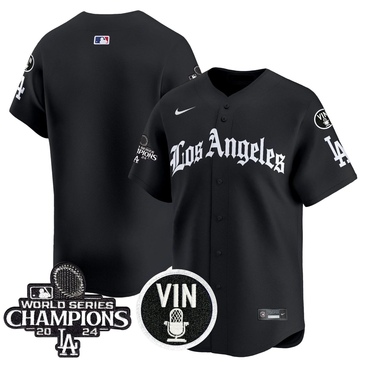 LAD 2025 LA Gothic Style Vapor Premier Limited Jersey - Stitched