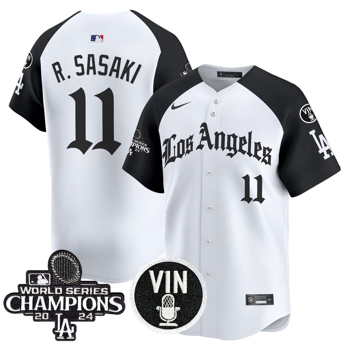 LAD 2025 LA Gothic Style Vapor Premier Limited Jersey - Stitched