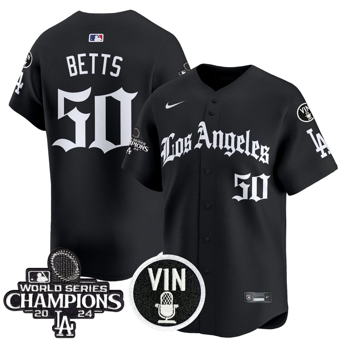 LAD 2025 LA Gothic Style Vapor Premier Limited Jersey - Stitched