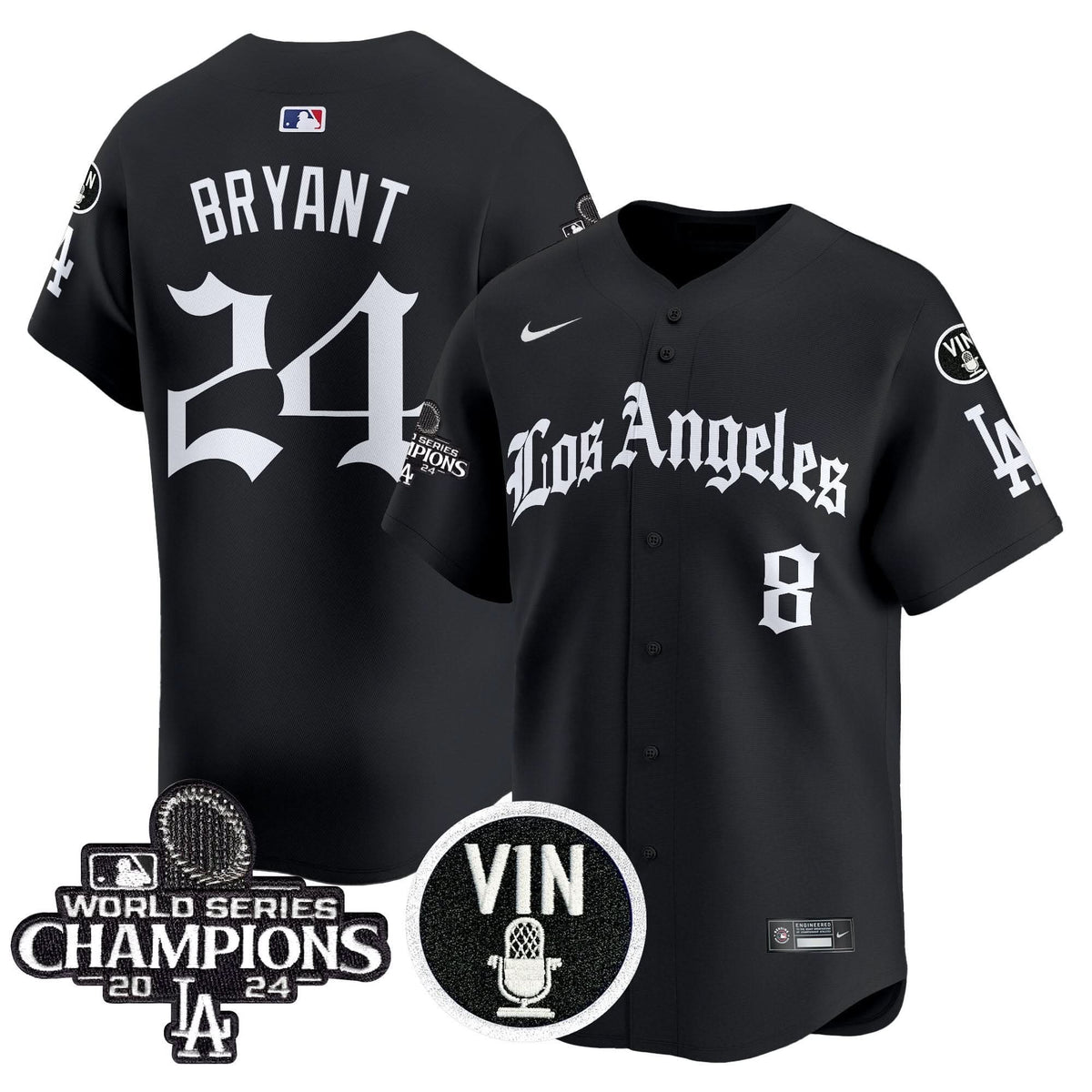 LAD 2025 LA Gothic Style Vapor Premier Limited Jersey - Stitched